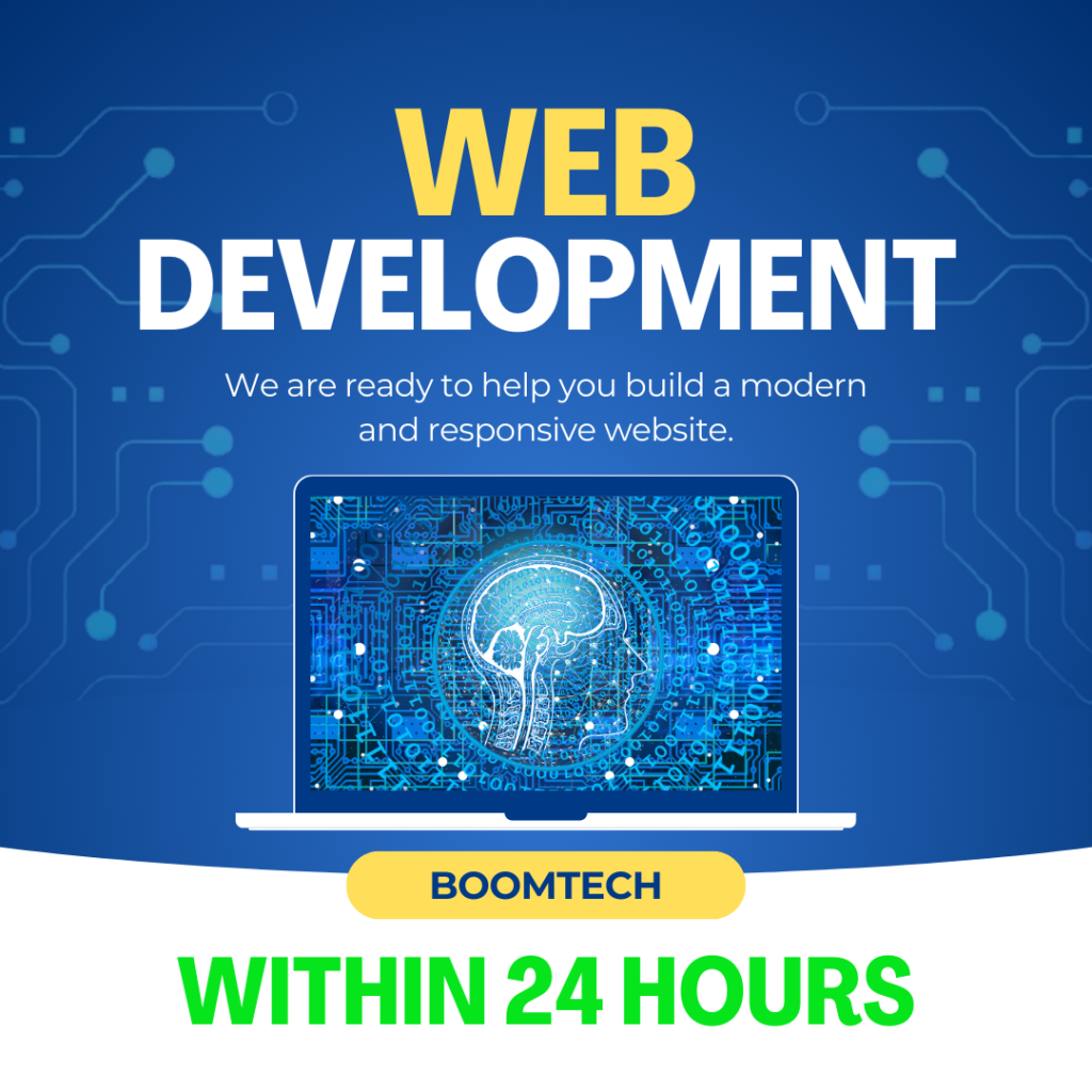 boomtech website develop for small business